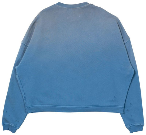 Paly Hollywood Still Life Washed Blue Crewneck