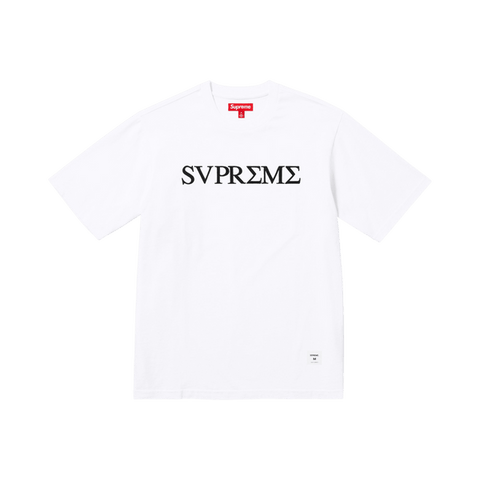 Supreme S/S Greek White Tee