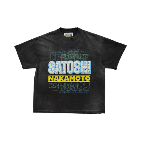 Satoshi Nakamoto Reality Black Tee
