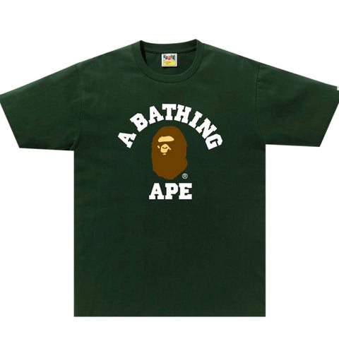 Bape College Green Tee