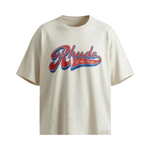 Rhude Pit Stop White/Red/Blue Tee