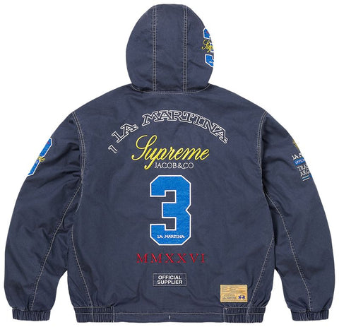 Supreme x La Martina x Jacob & Co Navy Nylon Jacket