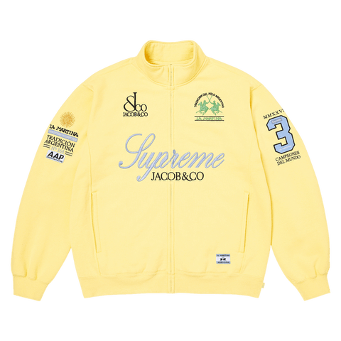 Supreme x La Martina x Jacob & Co Yellow Zip Up
