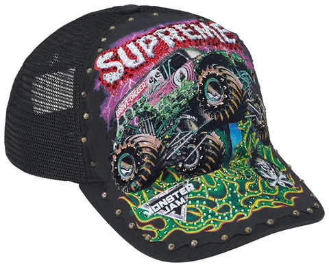 Supreme Monster Jam Grave Digger Black Trucker
