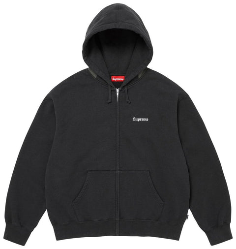 Supreme Paris Is Burning Black Zip Up