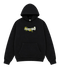 Denim Tears Floral Logo Black Hoodie