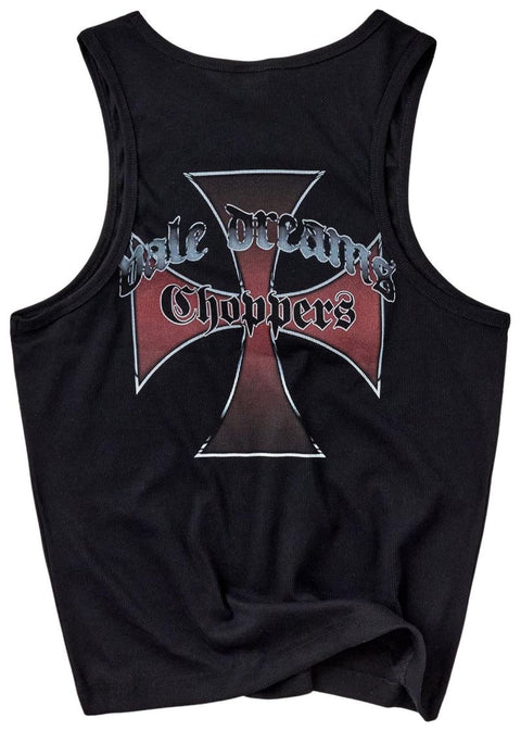 Vale Chopper Black Tank Top