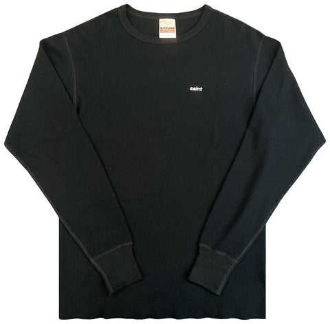 Saint Michael Logo Black L/S Thermal
