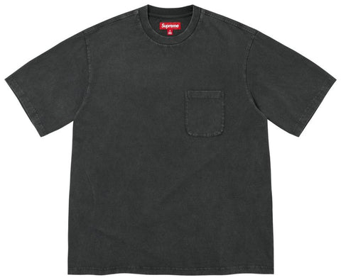 Supreme Cracked Pocket Black Tee