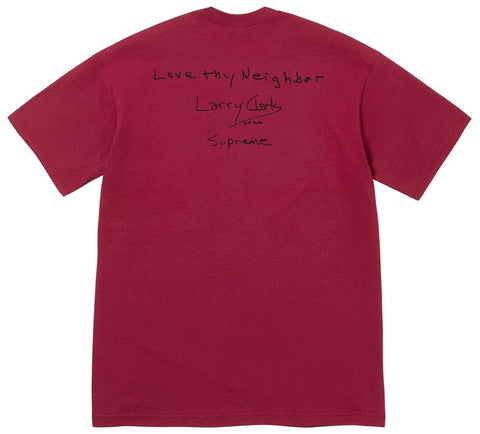 Supreme Larry Clark Neighbor Cardinal Tee
