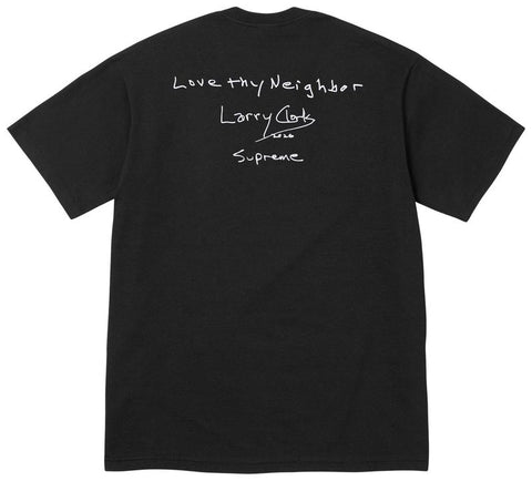 Supreme Larry Clark Neighbor Black Tee