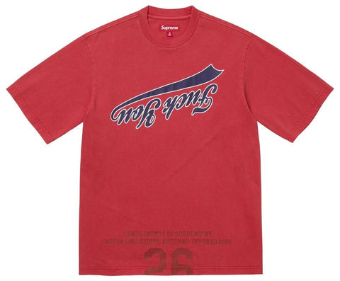 Supreme Cracked Flipped Red/Navy Tee