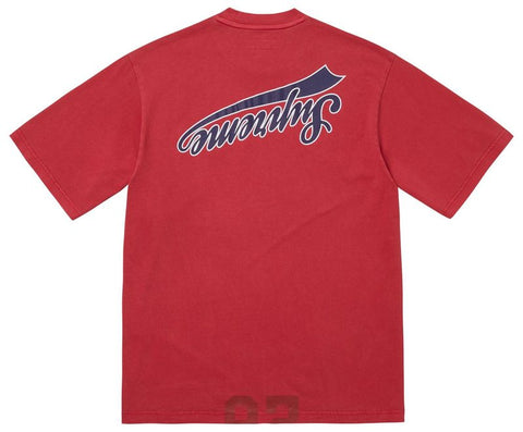 Supreme Cracked Flipped Red/Navy Tee