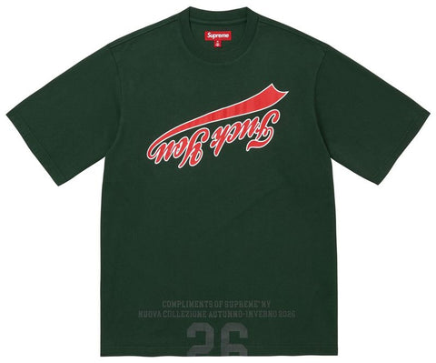 Supreme Cracked Flipped Green/Red Tee