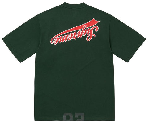 Supreme Cracked Flipped Green/Red Tee