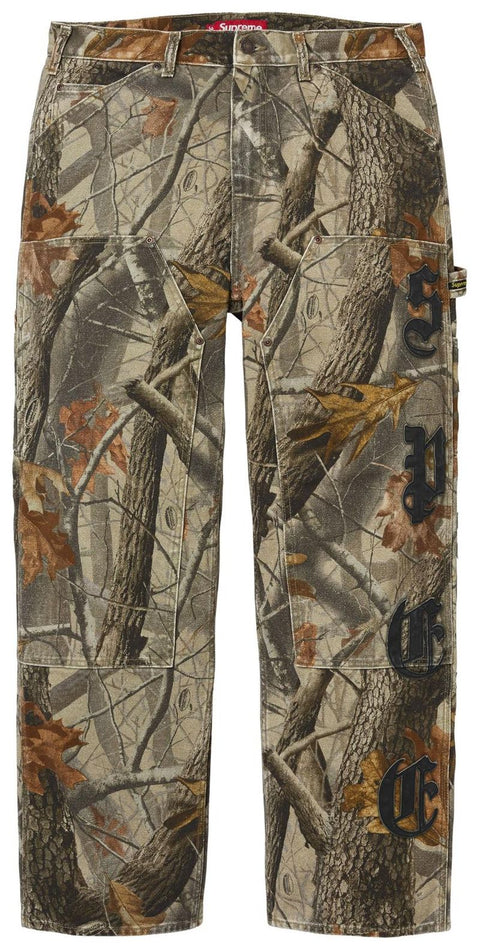 Supreme Leather Applique Realtree Camo Double Knee Pants