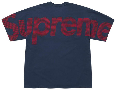 Supreme Checkerboard Intarsia S/S Navy Tee
