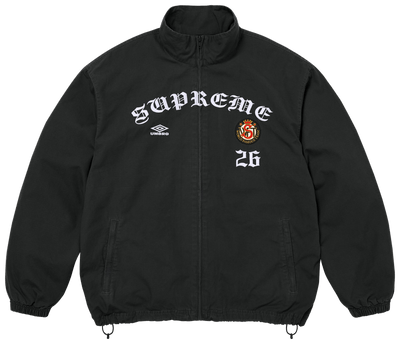 Supreme Umbro Ripstop Black Track Jacket