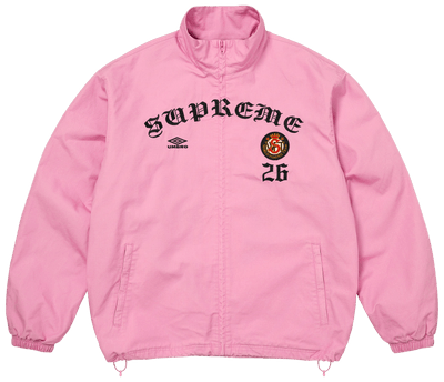 Supreme Umbro Ripstop Pink Track Jacket
