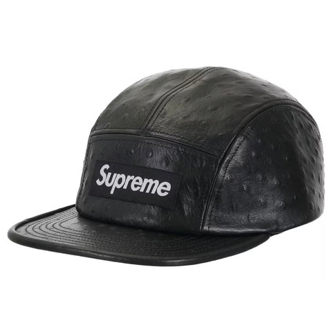 Supreme Ostrich Leather Camp Hat