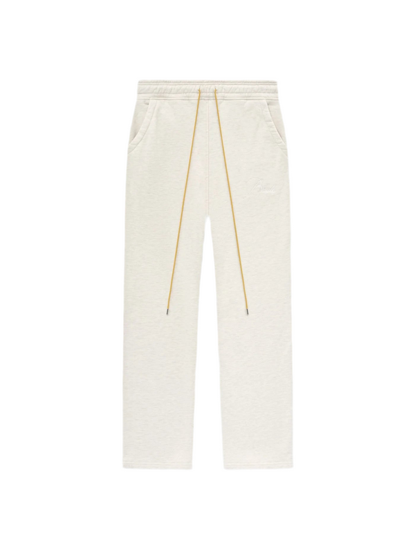 Rhude Oatmeal Open Hem Sweatpants