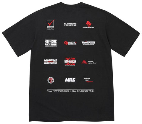 Supreme Martine Rose Now Black Tee