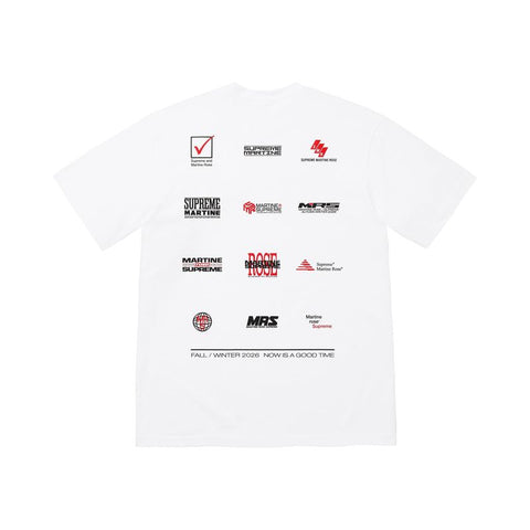 Supreme Martine Rose Now White Tee