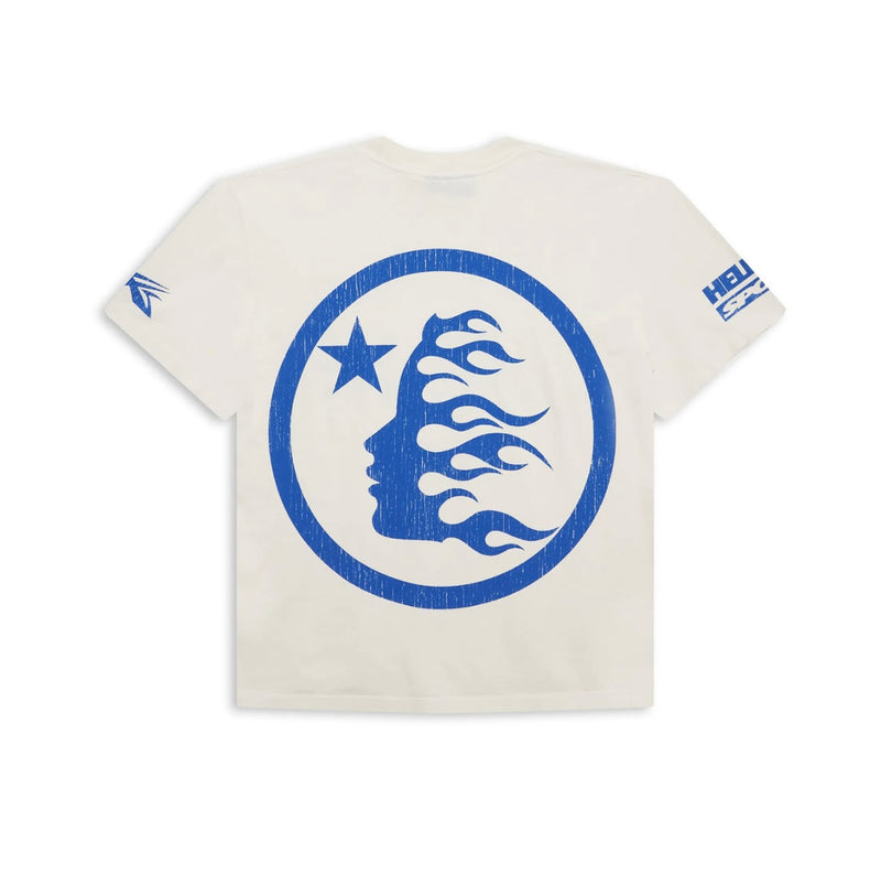 Hellstar Beat Us! T-shirt White/Blue