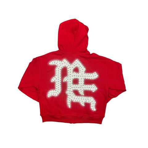Mixed Emotion End Red Zip Up
