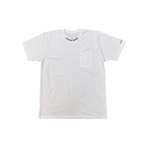 Chrome Hearts Love You Neck Logo White Tee
