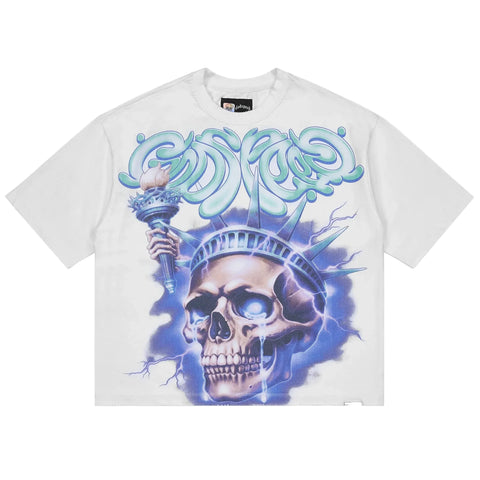 Godspeed Liberty Tears Snow Tee