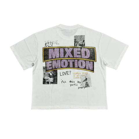 Mixed Emotion Lost Identity White Tee