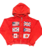 Floor 914 Flag Red Zip Up