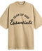 Essentials SS26 Training 90s Faded Dune Tee