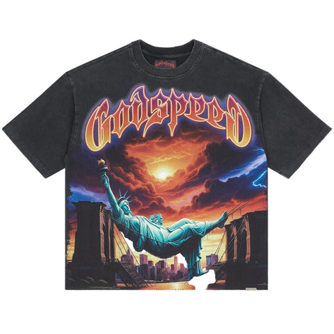 Godspeed Burnt Bridges Black Tee