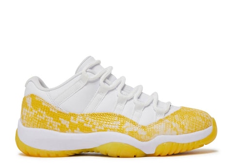 Yellow Snakeskin Jordan 11 Low