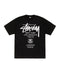 Stussy World Tour Black Tee