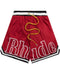 Rhude Court Logo Maroon Shorts