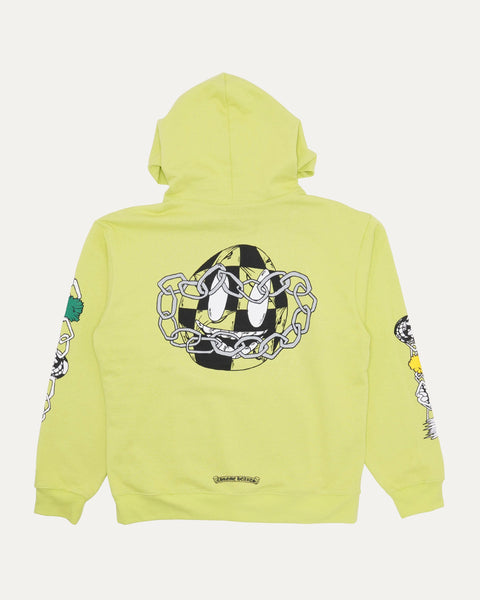Chrome Hearts Matty Boy Link Lime Green Hoodie