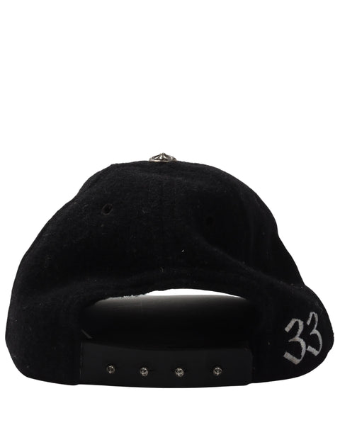 Chrome Hearts CH Wool/Leather Black Hat