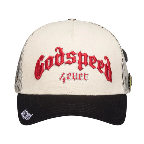 Godspeed GS Forever Cream/Red/Black Trucker
