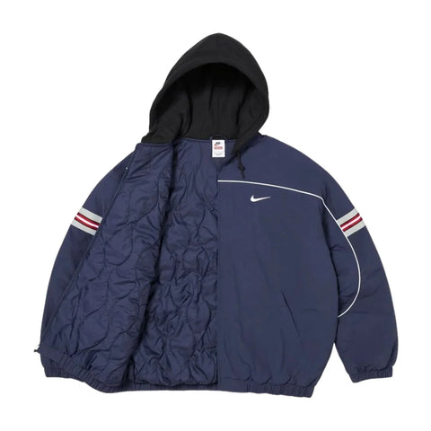 Supreme Nike Nylon Navy Zip Up Jacket