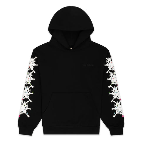Sp5der Black Stone Web Hoodie