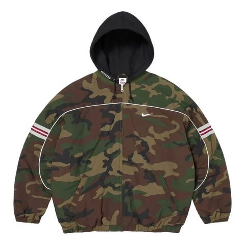 Supreme Nike Nylon Camo Zip Up Jacket