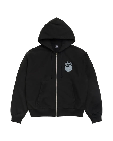 Stussy 8 Ball Black Zip Up