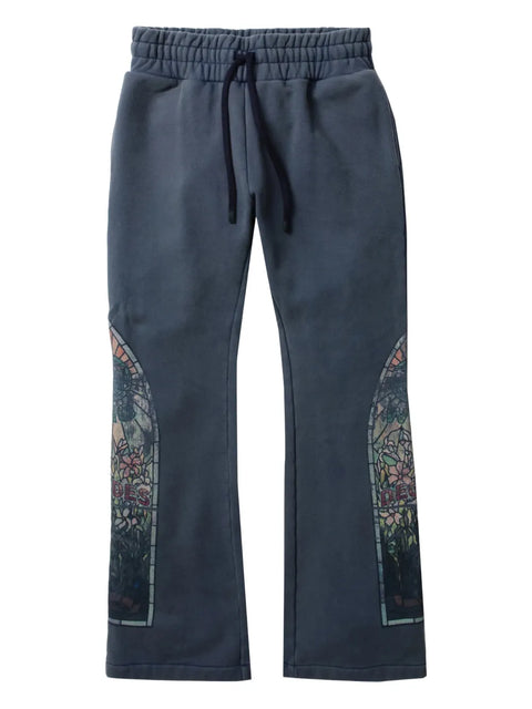 Who Decides War Faded Blue Sweatpants