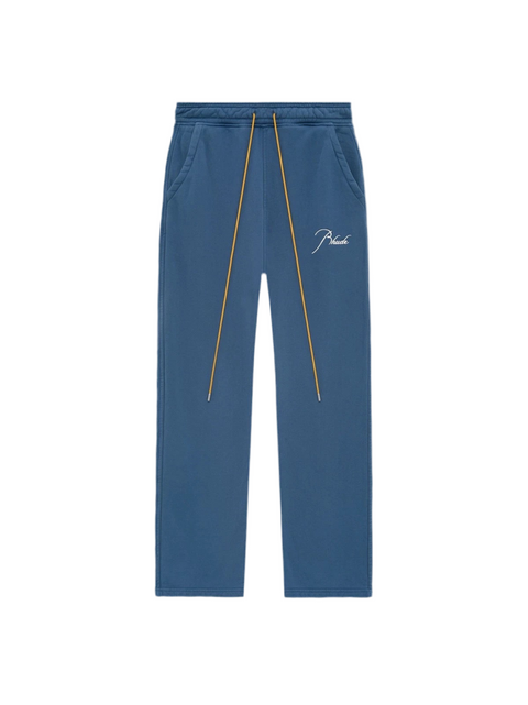 Rhude Navy Open Hem Sweatpants