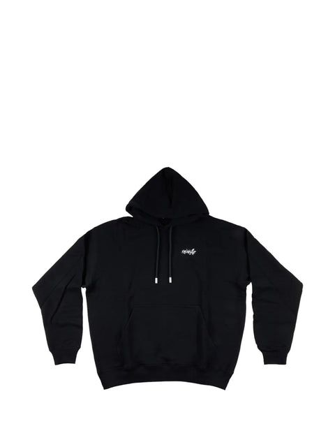 Off-White Paint Splatter Arrow Diag Black Hoodie