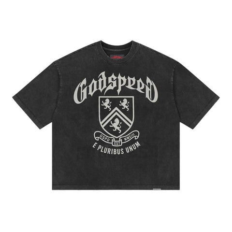 Godspeed Collegiate Black Tee