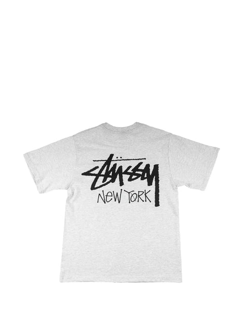 Stussy New York Ash Heather Basic Tee